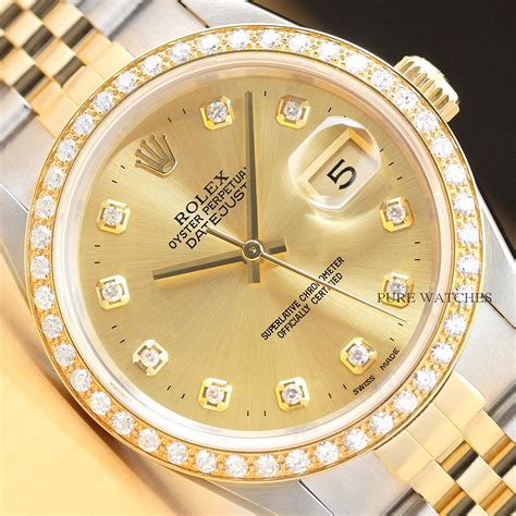 rolex date just with striated gold face|Rolex Datejust watch price.